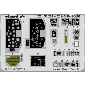 Eduard - P-47D-20 Interior for Trumpeter