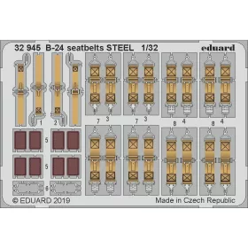 Eduard - B-24 Seatbelts Steel for Hobbyboss