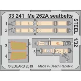 Eduard - Me 262A Seatbelts Steel for Revell