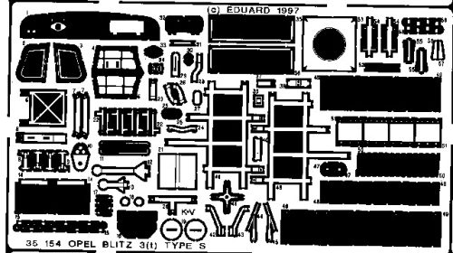Eduard - Opel Blitz 3(T) Type S Detail