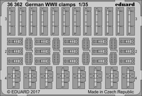 Eduard - German WW2 clamps