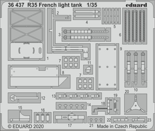 Eduard - R35 French light tank for Tamiya