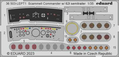 Eduard - Scammel Commander w/ 62t semitrailer 1/35 HOBBY BOSS