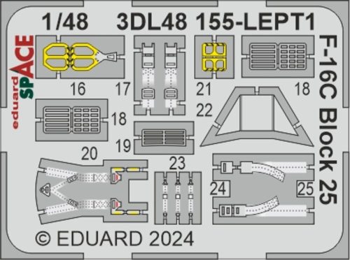 Eduard - F-16C Block 25 SPACE 1/48