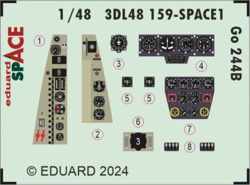 Eduard - Go 244B SPACE 1/48 ICM