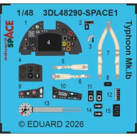 Eduard - Typhoon Mk.Ib SPACE for Hasegawa / Hobby 2000