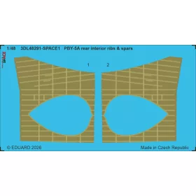 Eduard - PBY-5A rear interior ribs & spars SPACE for ICM