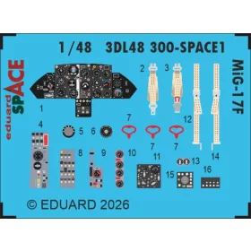 Eduard - MiG-17F SPACE for Kinetic