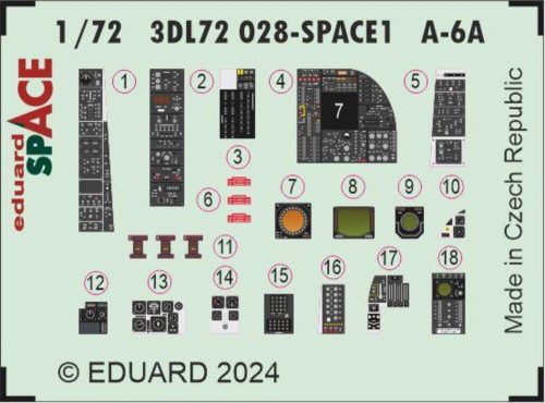 Eduard - A-6A SPACE 1/72 TRUMPETER