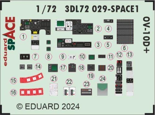 Eduard - OV-10D+ SPACE 1/72 ICM