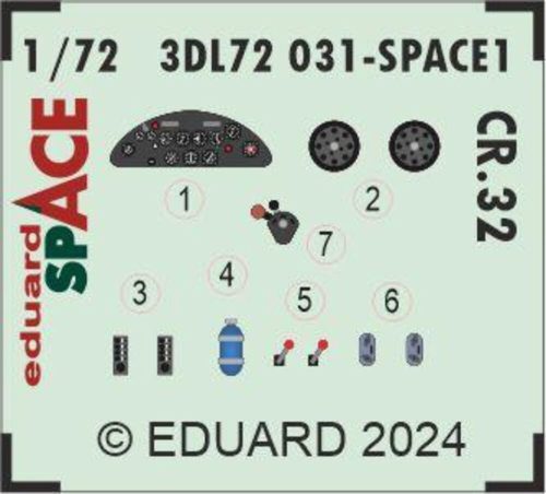 Eduard Accessories - CR.32 SPACE  ITALERI