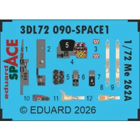 Eduard - Me 262A SPACE for Arma Hobby