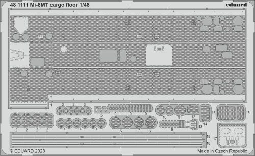 Eduard - Mi-8MT cargo floor 1/48 TRUMPETER