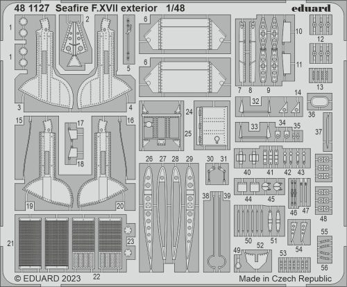 Eduard - Seafire F.XVII exterior 1/48