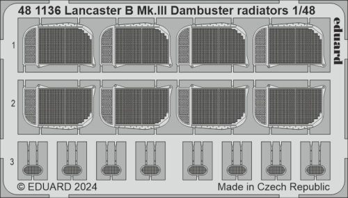 Eduard - Lancaster B Mk.III Dambuster radiators 1/48 HKM