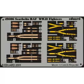 Eduard - Color Seatbelts RAF WWII