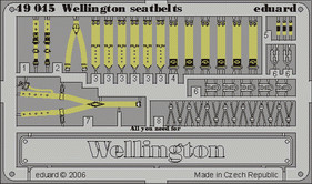 Eduard - Wellington seatbelts for Trumpeter