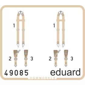 Eduard - Seatbelts Luftwaffe WWII bombers SUPERFA