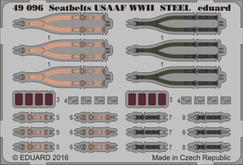 Eduard - Seatbelts USAAF WWII STEEL