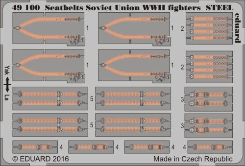 Eduard - Seatbelts Soviet Union WWII fightersSTEE
