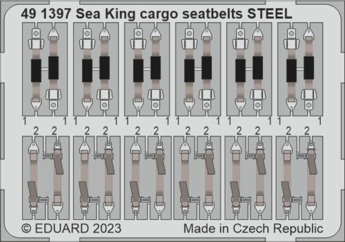 Eduard - Sea King HU.5 cargo seatbelts STEEL 1/48 AIRFIX
