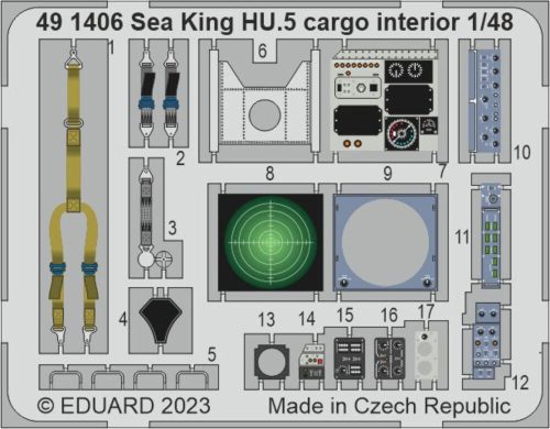 Eduard - Sea King HU.5 cargo interior 1/48