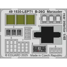Eduard - B-26G Marauder rear interior  ICM