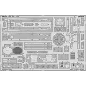 Eduard - F-16I SUFA (Kinetic Gold edition kit) for Kinetic