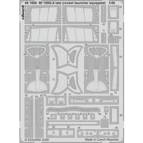   Eduard - Bf 109G-6 late (rocket launcher equipped) for Tamiya