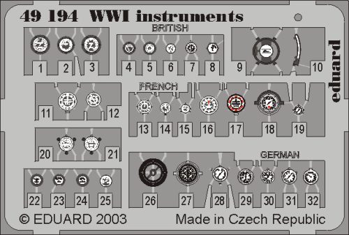 Eduard - WW I Instruments