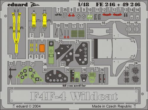 Eduard - F4F-4 Wildcat for Tamiya
