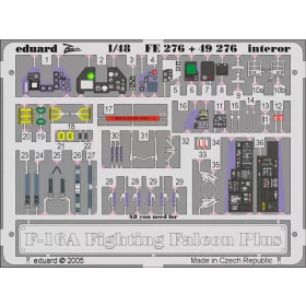 Eduard - F-16A Plus Fighting Falcon interior for Hasegawa