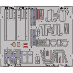 Eduard - B-57B seatbelts for AIRFIX kit