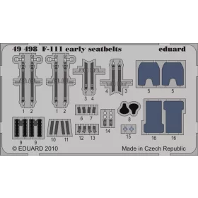 Eduard - F-111 early seatbelts for Hobby Boss