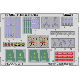 Eduard - F-4B seatbelts for Academy
