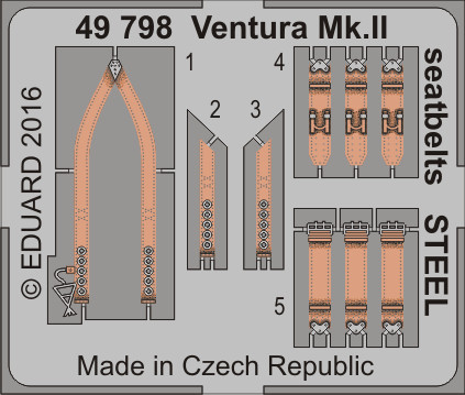 Eduard - Ventura Mk.II seatbelts STEEL f.Revell