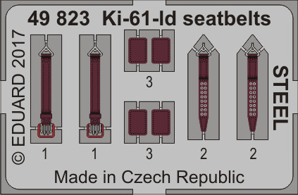 Eduard - Ki-61-Id seatbelts STEEL for Tamiya