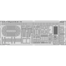 Eduard - PT-109 guns   life raft for Revell