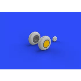 Eduard - P-40 wheels w/pattern for Hasegawa