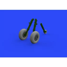   Eduard - Spitfire Mk.IX wheels 4spoke w/smooth tire for Tamiya