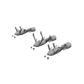 Eduard - P-40 250lb MC British bombs PRINT  EDUARD