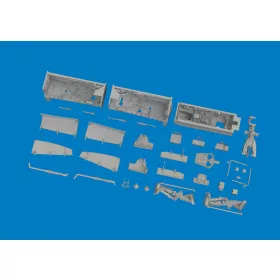   Eduard - Jaguar wheel bays & undercarriage legs PRINT for Airfix
