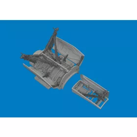 Eduard - F-16C wheel bays & legs standard PRINT for Tamiya
