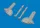 Eduard - Spitfire Mk.Vc undercarriage legs PRINT for Eduard