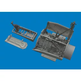   Eduard - F-16C wheel bays & legs heavyweight PRINT for Tamiya