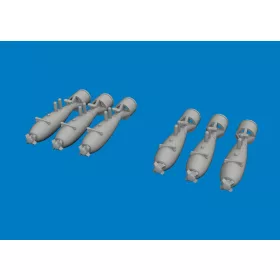 Eduard - P-40 40lb frag bombs PRINT for Eduard
