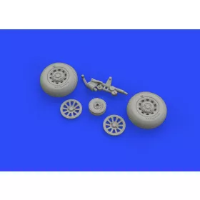 Eduard - P-51D wheels for Airfix