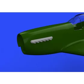 Eduard - P-51D exhaust stacks w/fairing f.Airfix