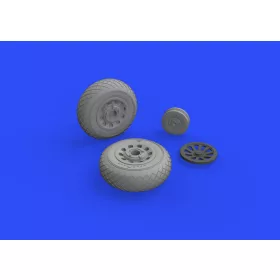 Eduard - P-51D wheels diamond tread for Eduard