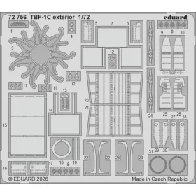 Eduard - TBF-1C exterior for Hobby Boss